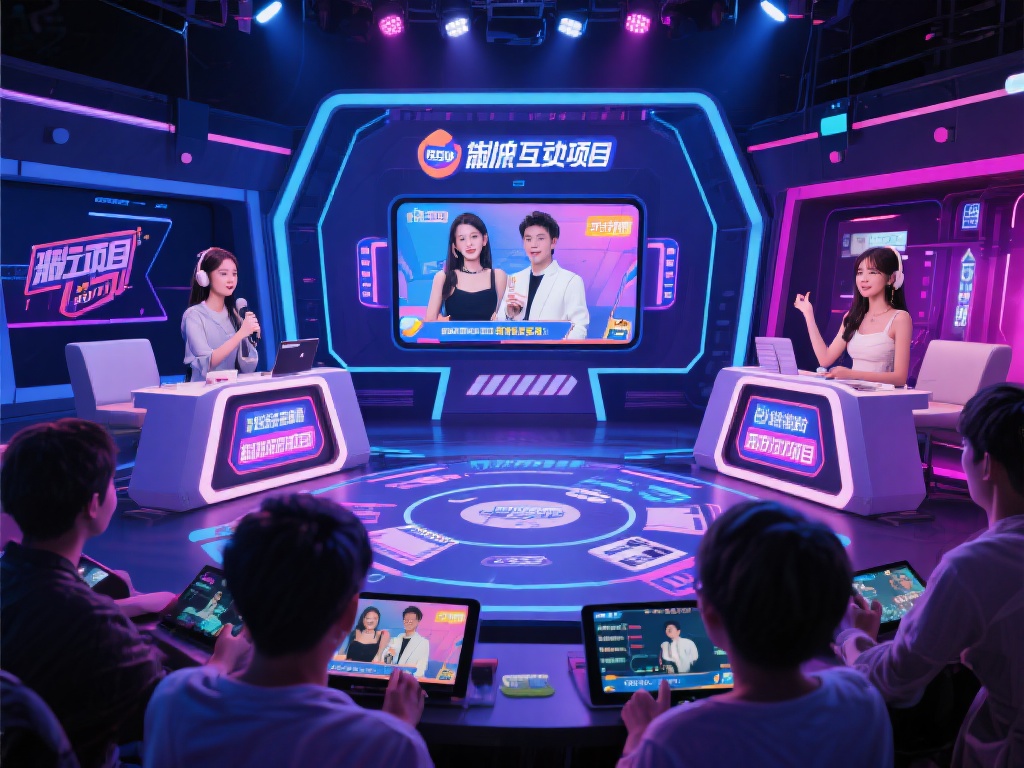 举个例子，此平台推出的真人互动类项目，打破传统人机