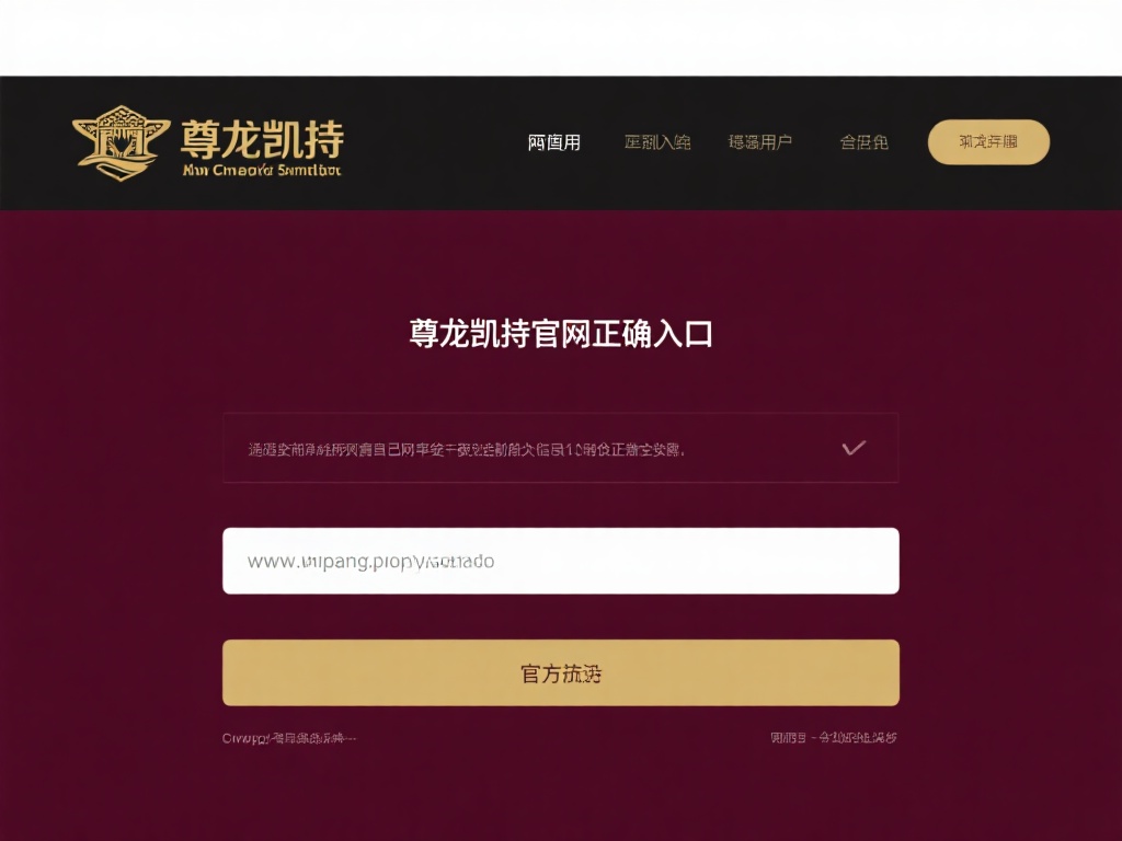 第二步：访问尊龙凯时官网正确入口
通过浏览器输入